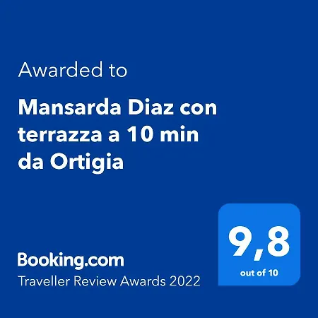 דירה Mansarda Diaz Con Terrazza A 10 Min Da Ortigia
